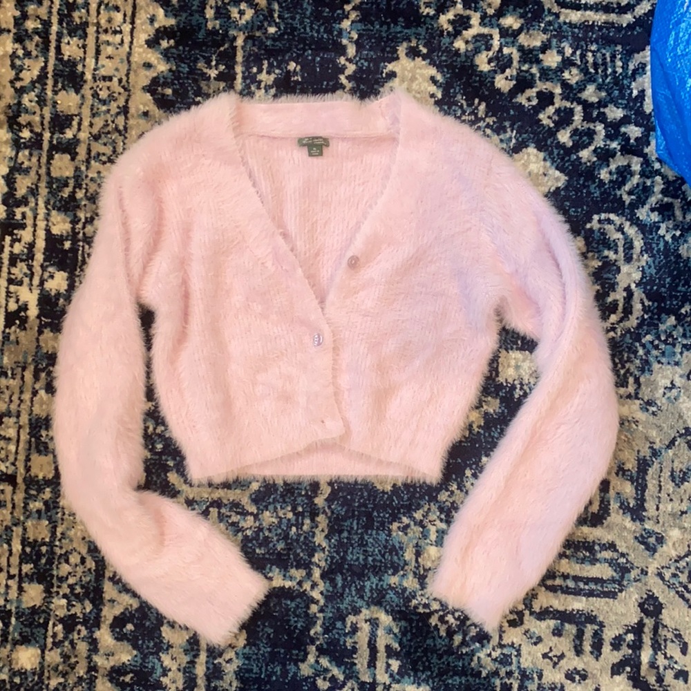 Wild fable fuzzy cardigan